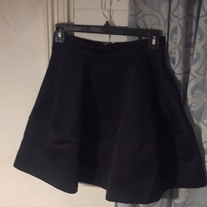 Black circle skirt